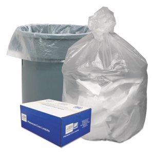 Good 'n Tuff GNT4348 High Density Waste Can Liners, 56gal, 14 Microns, 43 x 46, Natural, 200/Carton WBIGNT4348
