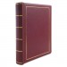 Wilson Jones WLJ39611 Binder for Corporation Minutes, 3 Posts, 2" Capacity, 11 x 8.5, Red w/Gold Trim
