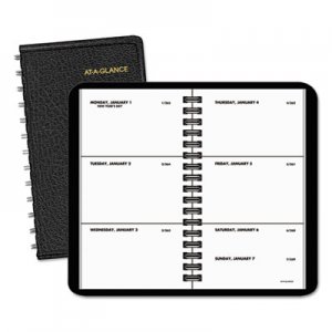 At-A-Glance AAG7003505 Weekly Planner, 2 1/2 x 4 1/2, Black, 2016 70-035-05