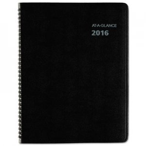 At-A-Glance AAG760605 QuickNotes Monthly Planner, 8 1/4 x 10 7/8, Black, 2016 76-06-05