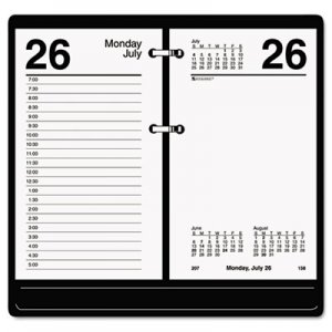 At-A-Glance AAGE717R50 Desk Calendar Refill, 3 1/2 x 6, White, 2016 E717R-50