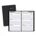 DayMinder AAGG21000 Block Format Weekly Appointment Book w/Contacts Section, 4 7/8 x 8, Black, 2016 G210-00