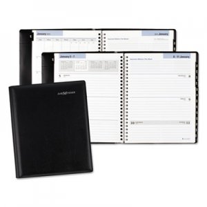 DayMinder AAGG54500 Executive Weekly/Monthly Planner, 6 7/8 x 8 3/4, Black, 2016 G545-00