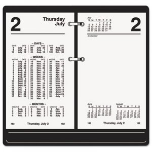 At-A-Glance AAGS17050 Financial Desk Calendar Refill, 3 1/2 x 6, White, 2016 S170-50