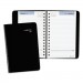 DayMinder AAGSK4600 Daily Appointment Book, 4 7/8 x 8, Black, 2016 SK46-00
