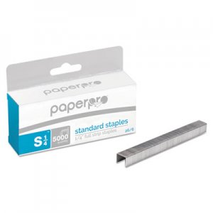 PaperPro 1901 Standard Staples, 1/4" Leg Length, 5000/Box ACI1901