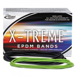 Alliance 02005 X-treme File Bands, 117B, 7 x 1/8, Lime Green, Approx. 175 Bands/1lb Box ALL02005