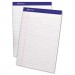 Ampad TOP20320 Perforated Writing Pad, 8 1/2 x 11 3/4, White, 50 Sheets, Dozen. 20-320