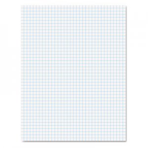 Ampad TOP22000 Quadrille Pads, 4 Squares/Inch, 8 1/2 x 11, White, 50 Sheets 22-000