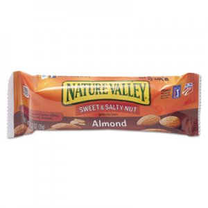 Nature Valley AVTSN42068 Granola Bars, Sweet and Salty Nut Almond Cereal, 1.2 oz Bar, 16/Box