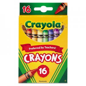 Crayola CYO523016 Classic Color Crayons, Peggable Retail Pack, 16 Colors