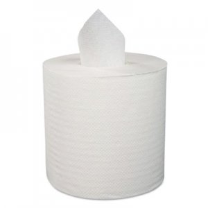 Boardwalk BWK6400 Center-Pull Hand Towels, 2-Ply, Perforated, 7 7/8 x 10, White, 600/RL, 6 RL/CT