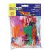 Creativity Street 4502 Bright Hues Feather Assortment, Bright Colors, 1 oz Pack CKC4502