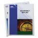 C-Line 32557 Report Covers with Binding Bars, Vinyl, Clear, 1/8" Capacity, 50/Box CLI32557