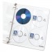 C-Line 61948 Deluxe CD Ring Binder Storage Pages, Standard, Stores 8 CDs, 5/PK CLI61948