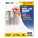C-Line 70035 Self-Adhesive Ring Binder Label Holders, Top Load, 2 1/4 x 3, Clear, 12/Pack CLI70035