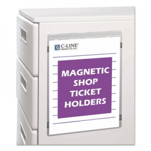 C-Line 83912 Magnetic Shop Ticket Holder, Super Heavy, 50", 9 x 12, 15/BX CLI83912