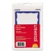 Universal UNV39120 Border-Style Self-Adhesive Name Badges, 3 1/2 x 2 1/4, White/Blue, 100/Pack