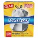 Glad 70427 ForceFlex Tall Kitchen Drawstring Bags, 13 gal, .90mil, 24x25 1/8 White 100/Bx CLO70427