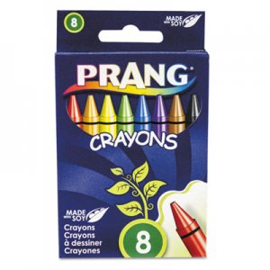 Prang 00000 Crayons Made with Soy, 8 Colors/Box DIX00000