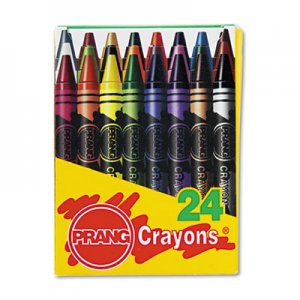 Prang 00400 Crayons Made with Soy, 24 Colors/Box DIX00400