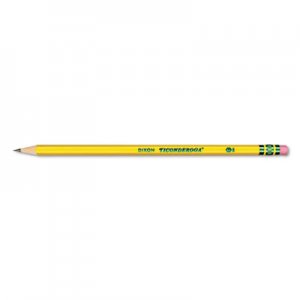 Ticonderoga 13806 Pre-Sharpened Pencil, HB, #2, Yellow, Dozen DIX13806