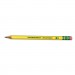 Dixon 13308 Ticonderoga Beginners Wood Pencil w/Eraser, HB #2, Yellow, Dozen DIX13308