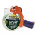 Duck Bladesafe 1078566 Bladesafe Antimicrobial Tape Gun w/Tape, 3" Core, Metal/Plastic, Orange DUC1078566
