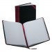 Boorum & Pease BOR38150R Record/Account Book, Record Rule, Black/Red, 150 Pages, 9 5/8 x 7 5/8 38
