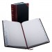 Boorum & Pease BOR9500R Record/Account Book, Record Rule, Black/Red, 500 Pages, 14 1/8 x 8 5/8 9