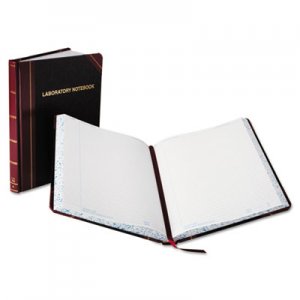 Boorum & Pease BORL21150R Laboratory Notebook, Record Rule, 10 3/8 x 8 1/8, White, 150 Sheets L21-150-R