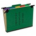 Pendaflex PFXSER2GR Hanging Style Personnel Folders, 1/3-Cut Tabs, Center Position, Letter Size, Green