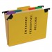 Pendaflex PFXSER2YEL Hanging Style Personnel Folders, 1/3-Cut Tabs, Center Position, Letter Size, Yellow