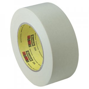 Scotch MMM2341 General Purpose Masking Tape 234, 24mm x 55m, 3" Core, Tan 234-1