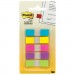 Post-it Flags MMM6835CB2 Page Flags in Portable Dispenser, 5 Bright Colors, 5 Dispensers, 20 Flags/Color 683-5CB2