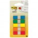 Post-it Flags MMM6835CF Page Flags in Portable Dispenser, 5 Standard Colors, 20 Flags/Color 683-5CF