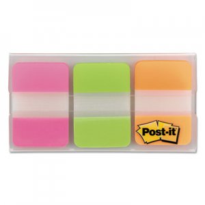 Post-it Tabs MMM686PGO File Tabs, 1 x 1 1/2, Assorted Brights, 66/Pack 686-PGO