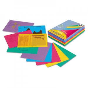 Pacon 101346 Array Colored Bond Paper, 24lb, 8-1/2 x 11, Assorted Designer Colors, 500/Ream PAC101346