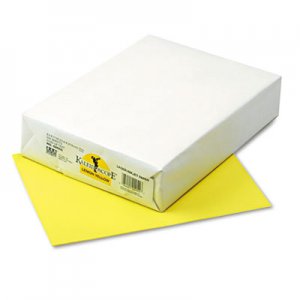 Pacon 102055 Kaleidoscope Multipurpose Colored Paper, 24lb, 8-1/2 x 11, Lemon Yellow, 500/Rm PAC102055
