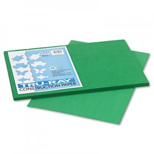 Pacon 102961 Tru-Ray Construction Paper, 76 lbs., 12 x 18, Holiday Green, 50 Sheets/Pack PAC102961