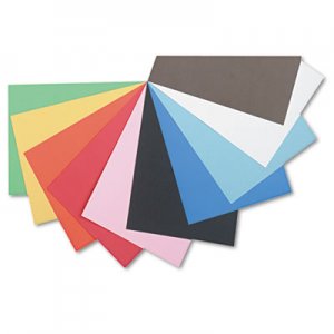Pacon 103063 Tru-Ray Construction Paper, 76 lbs., 12 x 18, Assorted, 50 Sheets/Pack PAC103063