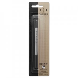 Parker 3021531 Refill for Roller Ball Pens, Medium, Black Ink PAR3021531