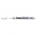 Pentel PEN100WS Permanent Marker, Fine Point, White 100W-S