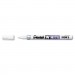 Pentel PEN100WS Permanent Marker, Fine Point, White 100W-S