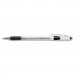 Pentel PENBK90A R.S.V.P. Stick Ballpoint Pen, .7mm, Trans Barrel, Black Ink, Dozen BK90-A