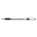 Pentel PENBK90C R.S.V.P. Stick Ballpoint Pen, .7mm, Trans Barrel, Blue Ink, Dozen BK90-C