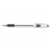 Pentel PENBK91A R.S.V.P. Stick Ballpoint Pen, 1mm, Trans Black Barrel, Black Ink, Dozen BK91-A
