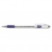 Pentel PENBK91V R.S.V.P. Stick Ballpoint Pen, 1mm, Trans Barrel, Violet Ink, Dozen BK91-V