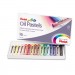 Pentel PENPHN16 Oil Pastel Set With Carrying Case,16-Color Set, Assorted, 16/Set PHN-16