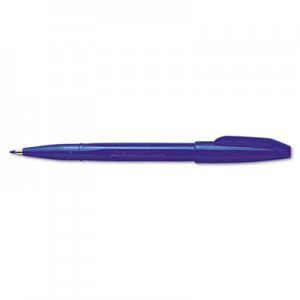 Pentel Arts PENS520C Sign Pen, .7mm, Blue Barrel/Ink, Dozen S520-C